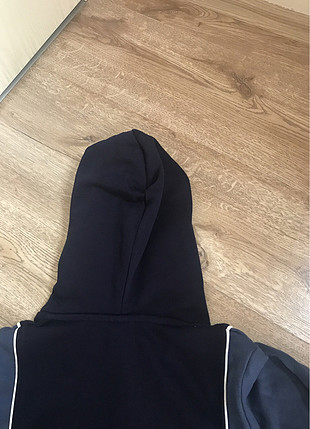 xs Beden lacivert Renk Kapşonlu sweatshirt