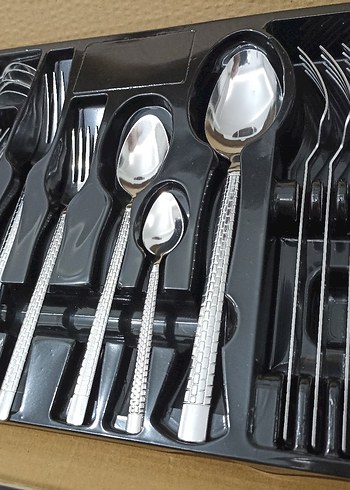 Kaşık Çatal takımı 30 parça  paslanmaz  Çelik Sıfır Üründür - Görsel 2