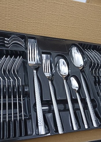 Kaşık Çatal takımı 30 parça  paslanmaz  Çelik Sıfır Üründür - Görsel 3