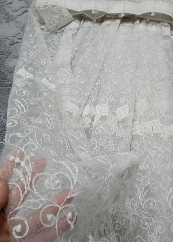 Perde tül Beyaz Nakışlı Bohem Tül Perde Eni 103 cm
Boy 258 cm - Görsel 2