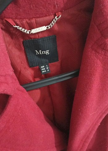 Kaban Kırmızı Kadın Kaban - Görsel 2