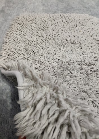 Banyo Paspası Seti yumuşak gri renk kaydırmaz - Görsel 4