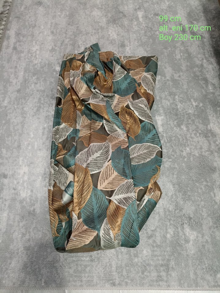 Perde güneşlik Bohem Tarzda Drapeli - Görsel 5