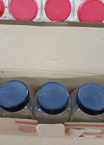 Kavanoz baharatlık 5.li set  cam sıfır ürün - Görsel 3