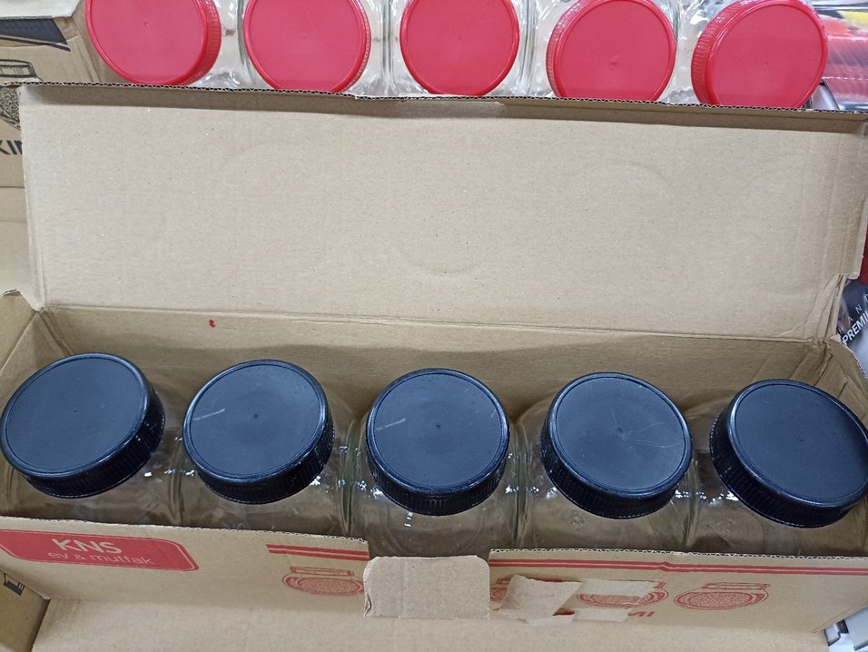 Kavanoz baharatlık 5.li set  cam sıfır ürün - Görsel 3