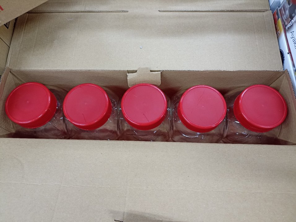 Kavanoz baharatlık 5.li set  cam sıfır ürün - Görsel 2