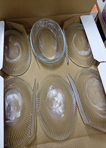 Cam kaseler 6.lı çerez tabaklar - Görsel 2