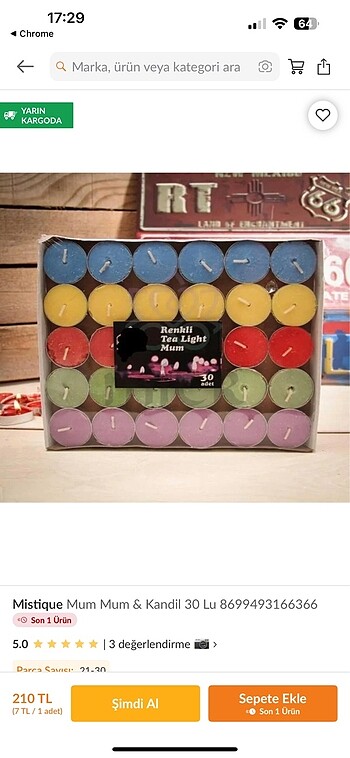 30 adet mum - Görsel 3