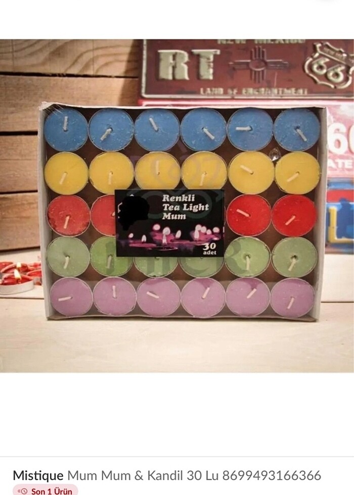 30 adet mum - Görsel 3