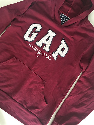 Bordo sweat kapşonlu