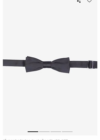 W collection/ vakko smokin kemer ve papyon seti - Görsel 2