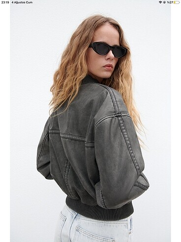 Zara Soluk Efektli bomber ceket