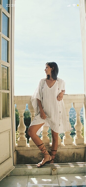 Boncuklu kaftan