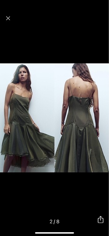 Zara Zara organze elbise