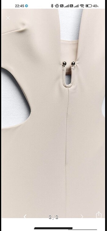 m Beden Zara halter yaka tulum
