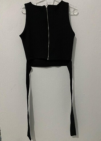 Diğer Siyah Crop Top