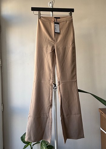 Trendyol milla bej kumaş pantolon