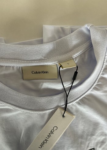 Calvin Klein Beyaz Baskılı Erkek Tişört - Görsel 3