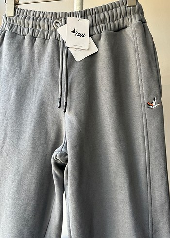 Gri Rahat Kesim unisex Eşofman Altı beymen - Görsel 3