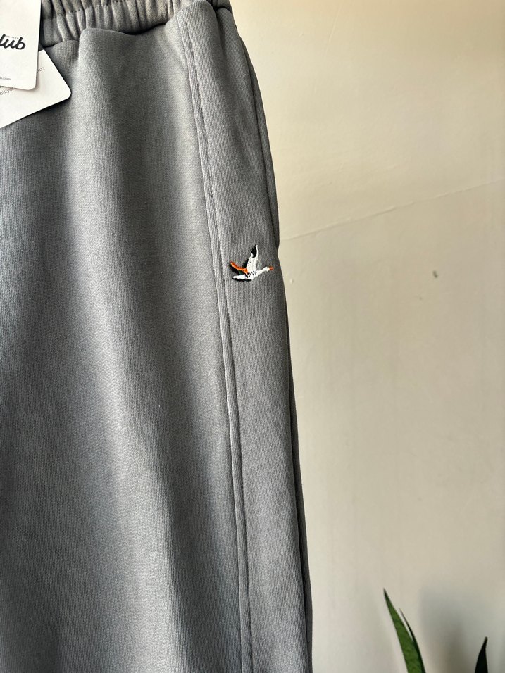 Gri Rahat Kesim unisex Eşofman Altı beymen - Görsel 2