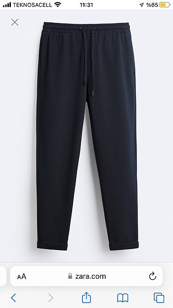 Zara easy care jogger pantolon