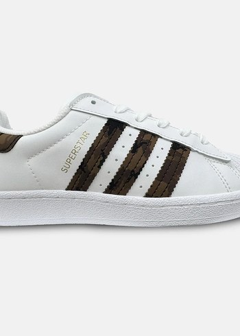 Adidas Superstar Kadın Beyaz Spor Ayakkabı - Görsel 5
