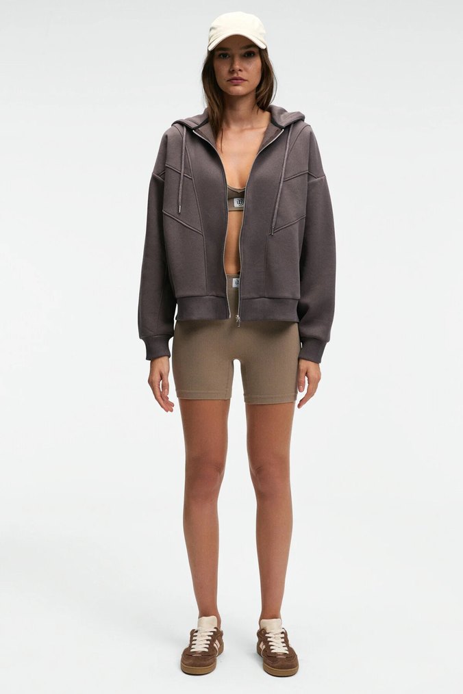 Grimelange  Kapüşonlu Oversize Sweatshirt - Görsel 2