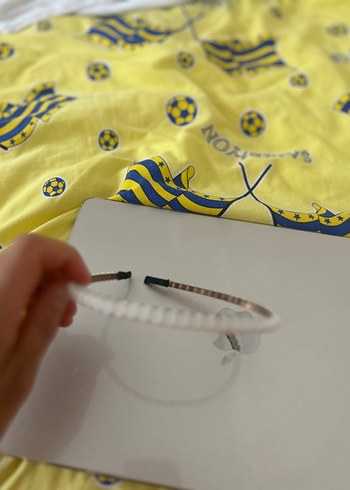 BEYAZ İNCİ DESENLİ TAÇ