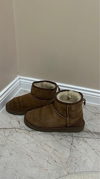 39 Beden kahverengi Renk TABA UGG MODEL BOT