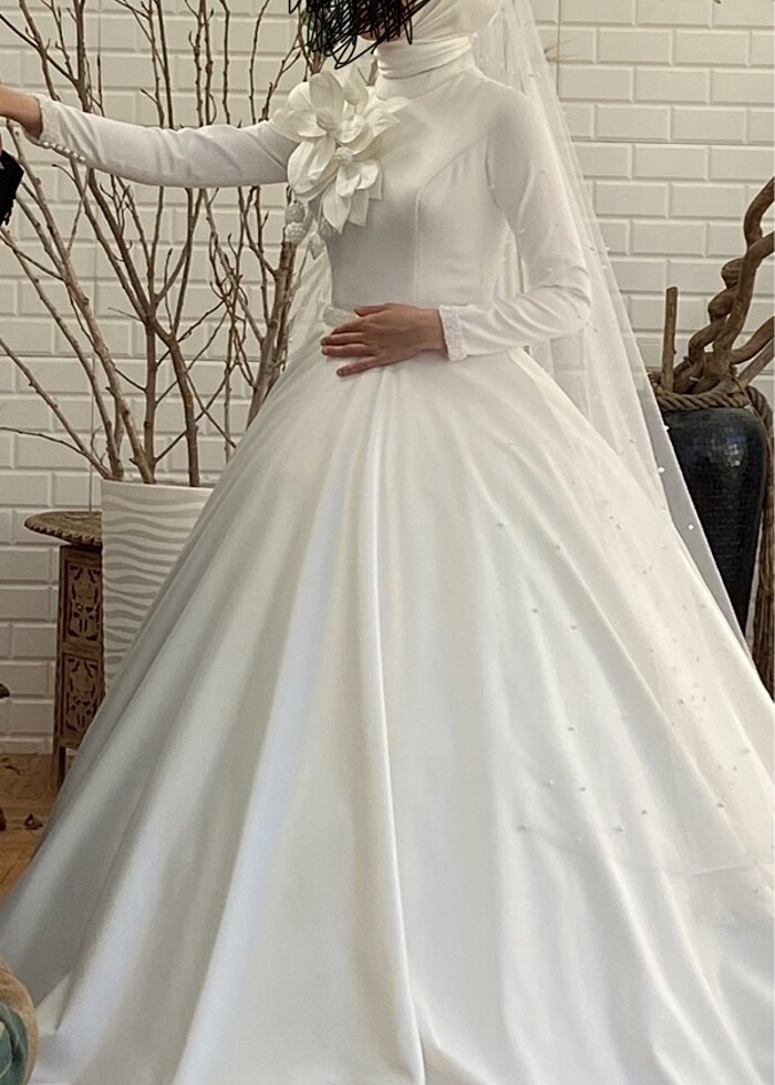 Saten Gelinlik - Görsel 2