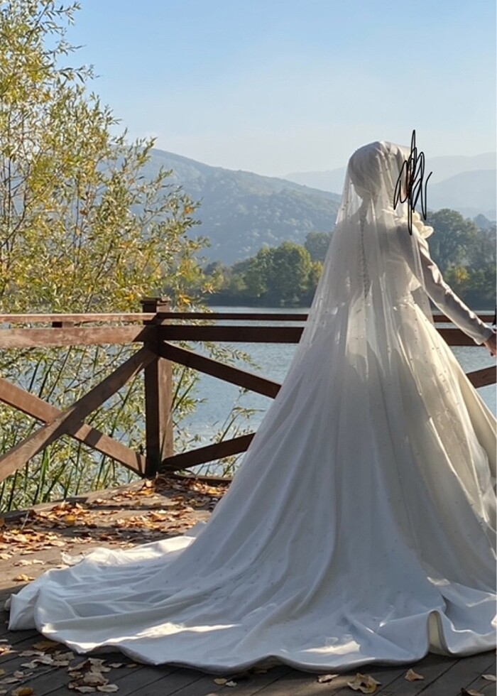 Saten Gelinlik - Görsel 3