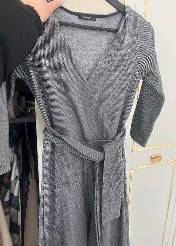 Gri Uzun Kollu Tulum - Görsel 3