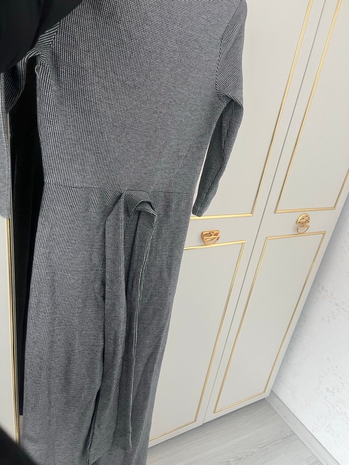 Gri Uzun Kollu  Tulum - Görsel 2