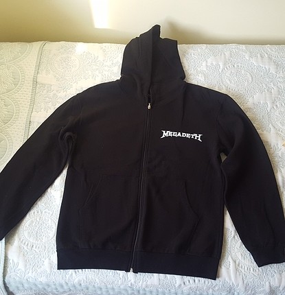 Megadeth Kapşonlu Sweatshirt L Beden Siyah