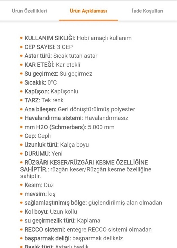 Decathlon mont - Görsel 4