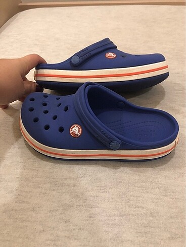 30 Beden mavi Renk Crocs çocuk terlik C13 beden