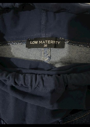 Koyu Mavi Hamile Kot Pantolon - Görsel 2