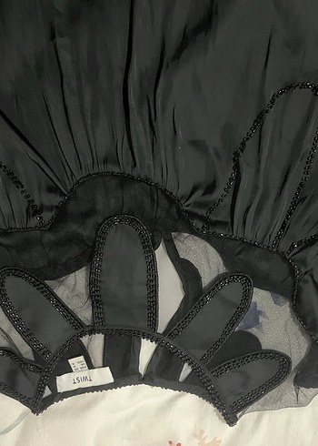 Boncuk işlemeli bluz - Görsel 2