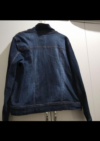 Kadın Lacivert Denim Ceket - Görsel 3