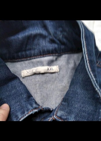 Kadın Lacivert Denim Ceket - Görsel 4