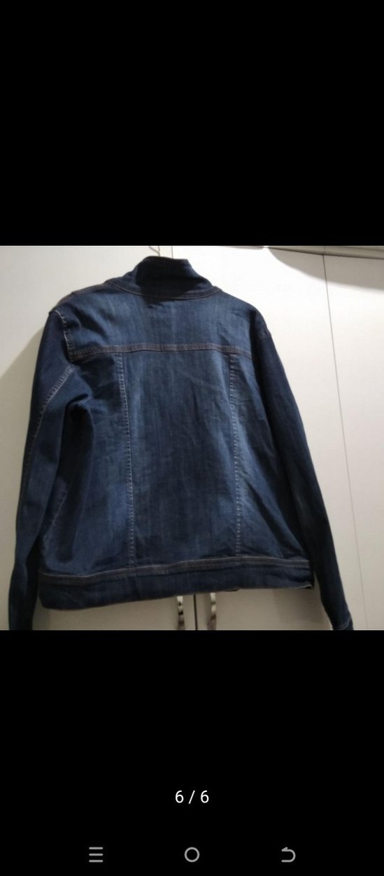 Kadın Lacivert Denim Ceket - Görsel 3