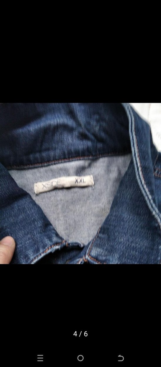 Kadın Lacivert Denim Ceket - Görsel 4