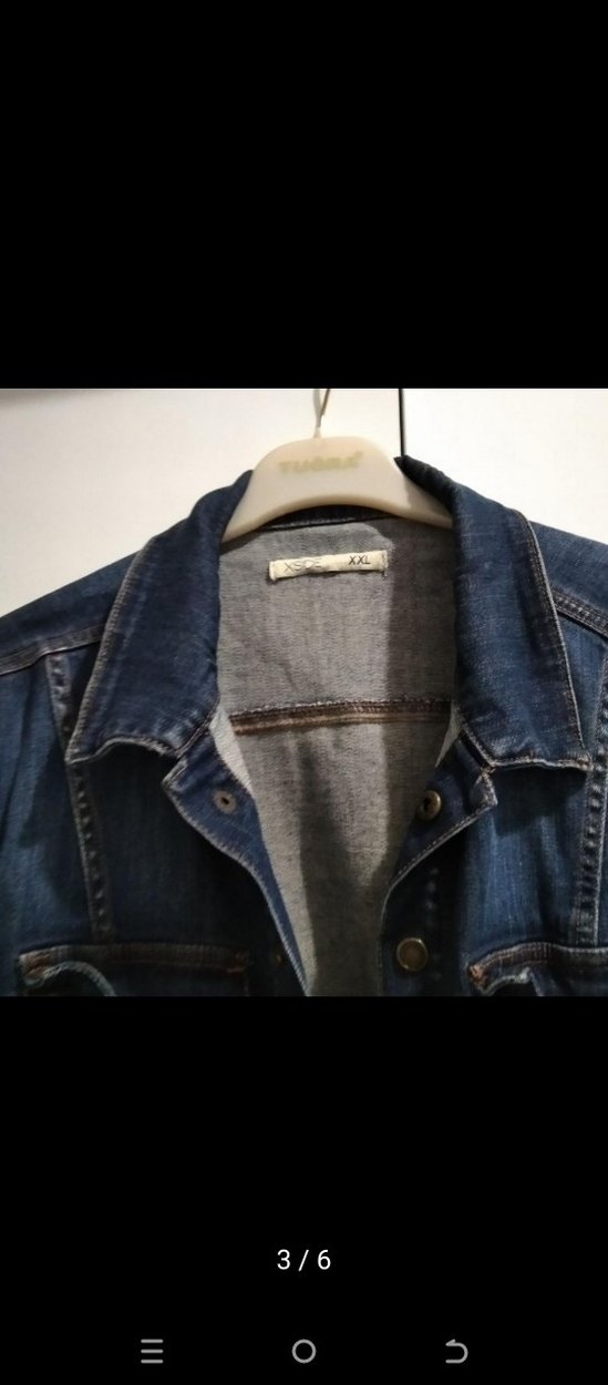 Kadın Lacivert Denim Ceket - Görsel 2