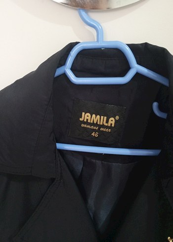 Siyah Midi Kadın Trençkot - Görsel 2