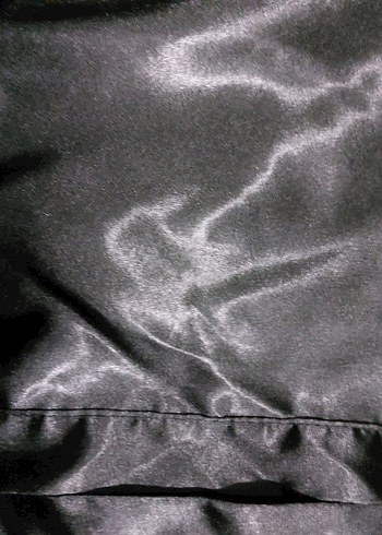 Saten Siyah sabahlık - Görsel 2