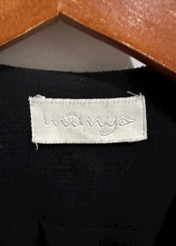 Siyah Düğmeli Uzun Kadın ceket - Görsel 2