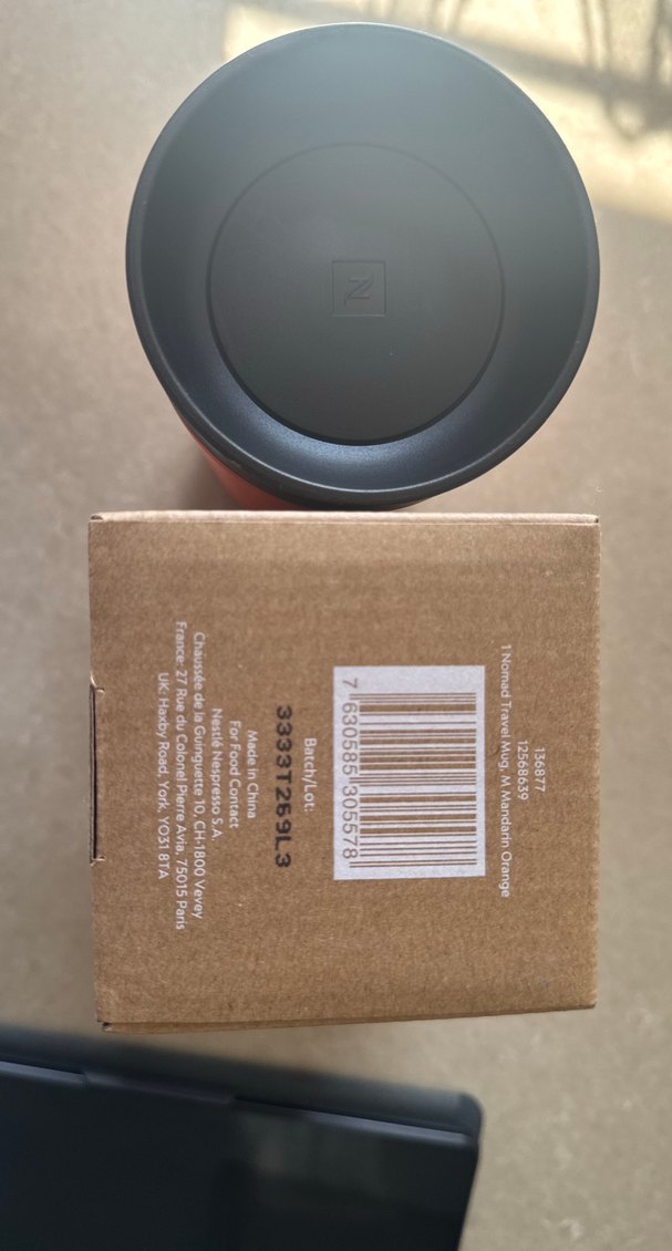 Nespresso Nomad Turuncu Seyahat Termosu - Görsel 4