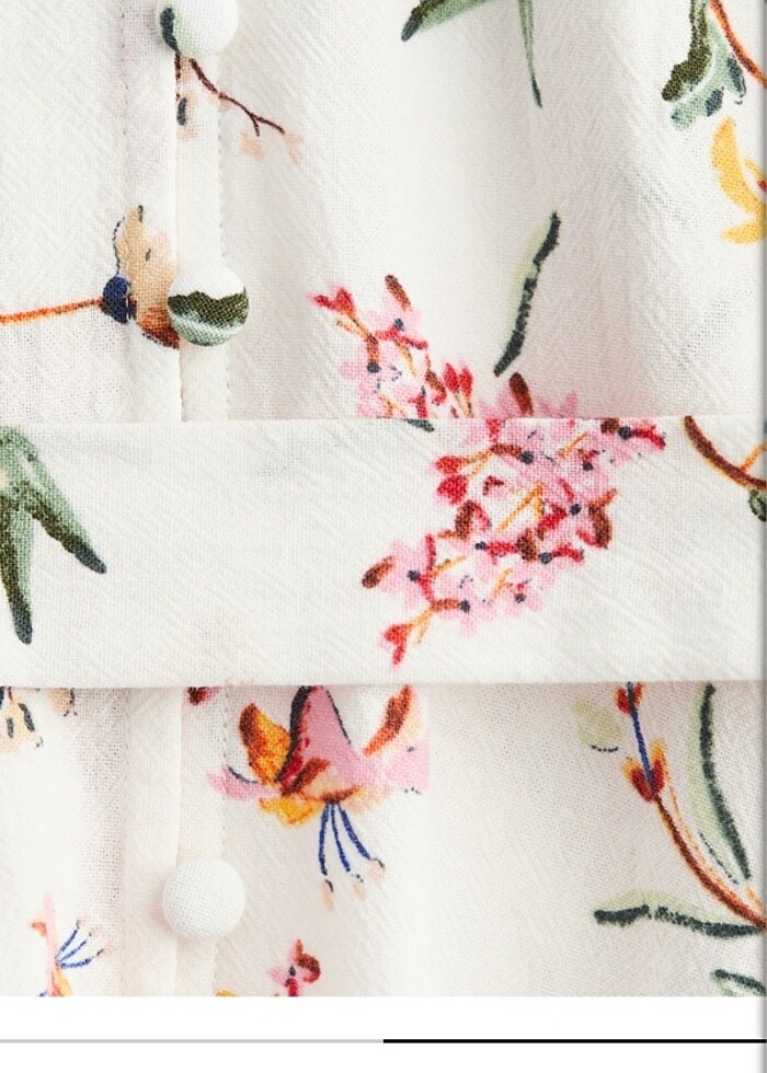 Hm çiçekli elbise - Görsel 5