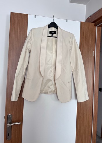 Bej Kadın Blazer Ceket