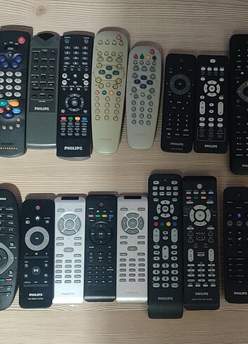 Farklı Cihazları İçin Orijinal PHILIPS Kumandaları. LCD TV, müzi